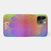Coques Case-Mate iPhone Couleurs de Mandala Arc-en-ciel (Dos (Horizontal))