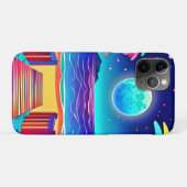 Coques Case-Mate iPhone Couleurs de plage Lune (Dos (Horizontal))