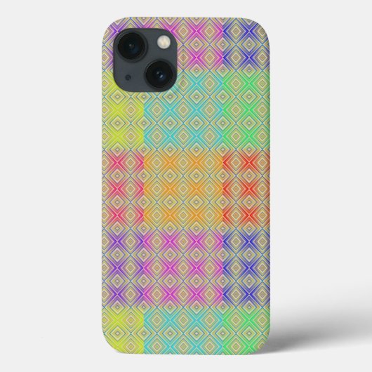 Coques Case-Mate iPhone Couleurs Du Motif Diamant Alternative Rainbow (Verso)