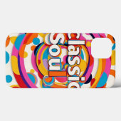 Coques Case-Mate iPhone "Couleurs du rythme" (Verso (horizontal))