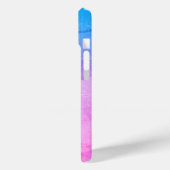 Coques Case-Mate iPhone Couleurs envoûtantes rose et bleu, votre nom perso (Verso / Gauche)