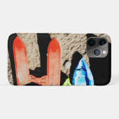 Coques Case-Mate iPhone couleurs et ombres sur la plage (Dos (Horizontal))