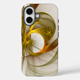 Coques iPhone 16 Couleurs métalliques précieuses abstraites moderne