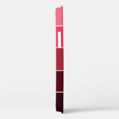 Coques Case-Mate iPhone Couleurs Modernes Roses Bloc de Couleurs Nom Perso (Verso / Droite)