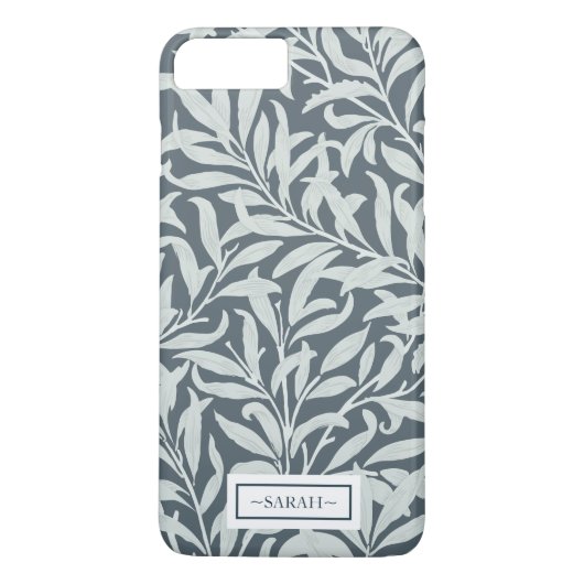 Coques Case-Mate iPhone Couleurs motifs tropicales florales de design bleu (Dos)