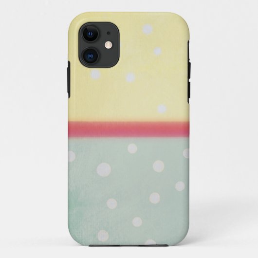 Coques Case-Mate iPhone Couleurs Pastel Taches de Crème (Dos)