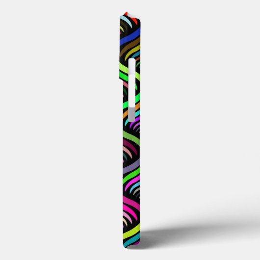 Coques Case-Mate iPhone Couleurs pliantes Abstrait arc-en-ciel (Verso / Gauche)