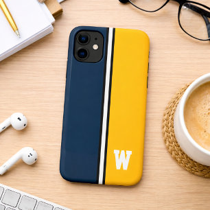 Case-Mate iPhone Case Couleurs universitaires bleu et or