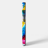 Coques Case-Mate iPhone Couleurs vives en gras Art Abstrait (Verso / Gauche)