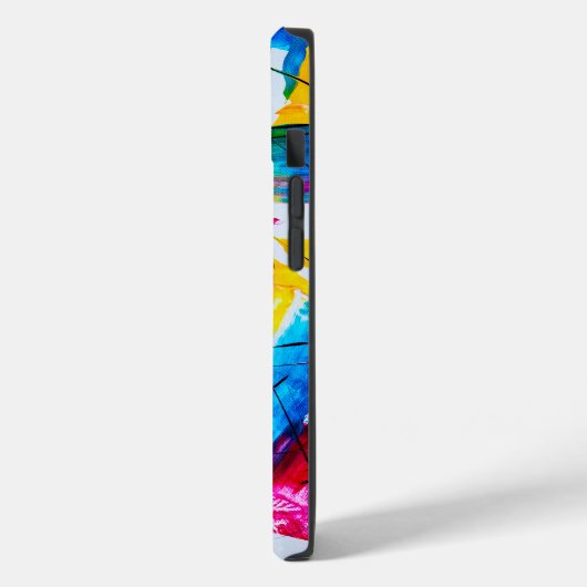 Coques Case-Mate iPhone Couleurs vives en gras Art Abstrait (Verso / Gauche)