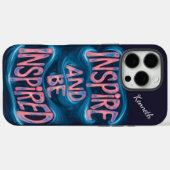 Coques Case-Mate iPhone Couleurs vives étincelle créativité nocturne (Verso (horizontal))