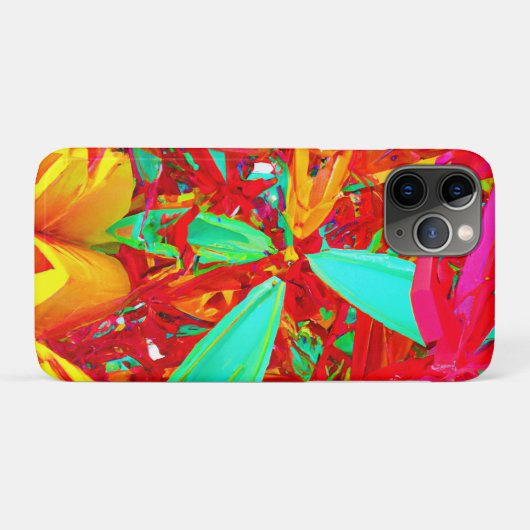 Coques Case-Mate iPhone Couleurs vives Motif Abstrait (Dos (Horizontal))