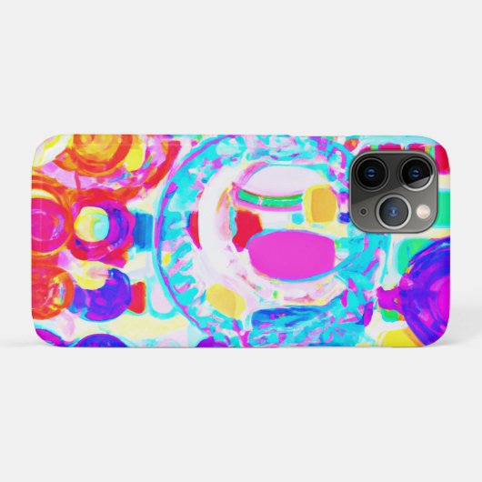 Coques Case-Mate iPhone Couleurs vives Motif aléatoire (Dos (Horizontal))