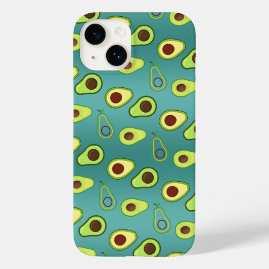 Coques Case-Mate iPhone Coupe Avocado été Vert dégradé Motif (Verso)