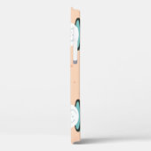 Coques Case-Mate iPhone Coupe bleu clair Motif sans voile. (Verso / Gauche)