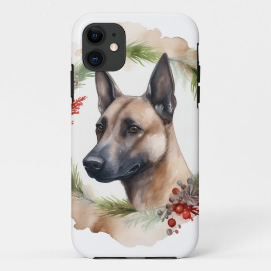 Coques Case-Mate iPhone Coupe de Fête de la couronne de Noël Malinoi (Dos)