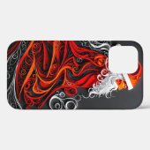 Coques Case-Mate iPhone Coupe de papier Père Noël complexe (Verso (horizontal))