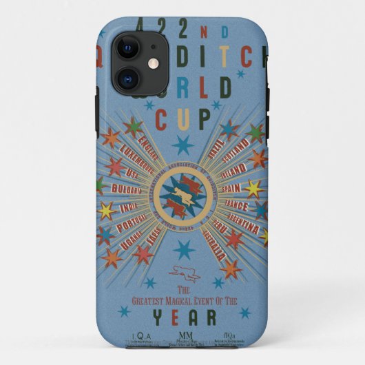 Coques Case-Mate iPhone Coupe du Monde de QUIDDITCH™ Bleu (Dos)