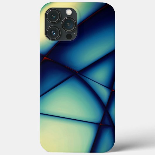Coques Case-Mate iPhone Coupes sans forme relevées, bleu à crème d'avocat (Verso)