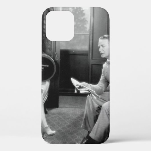 Coques Case-Mate iPhone Couple assis ensemble dans un compartiment d'un tr (Verso)