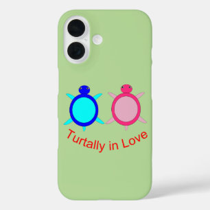Coques iPhone 16 Couple de tortue mignonne