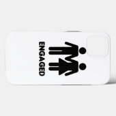 Coques Case-Mate iPhone Couple engagé (Verso (horizontal))
