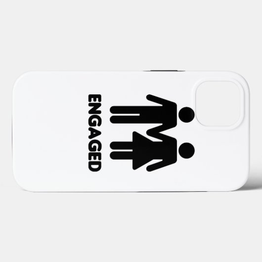 Coques Case-Mate iPhone Couple engagé (Verso (horizontal))