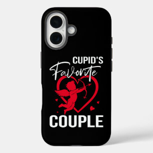 Coques iPhone 16 Couple favori de Cupid - Funny Valentine's Day