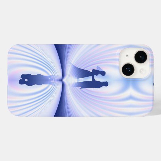 Coques Case-Mate iPhone Couple mariage (Verso (horizontal))