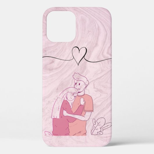 Coques Case-Mate iPhone Couple rose cool tendance (Verso)