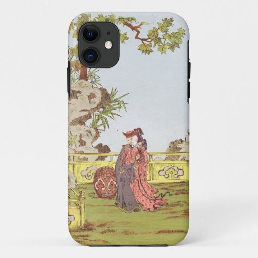 Coques Case-Mate iPhone Couples dans un jardin chinois, des 'ornements de (Dos)