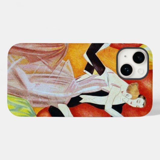 Coques Case-Mate iPhone Couples dansants des années 1920 (Verso (horizontal))