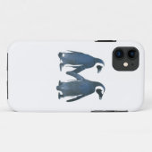 Coques Case-Mate iPhone Couples de pingouin tenant des mains (Dos (Horizontal))