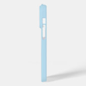 Coques Case-Mate iPhone Courage bleu clair Bible Verset Nom personnalisé S (Verso / Gauche)