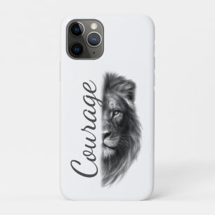 Case-Mate iPhone Case Courage Lion Artistique Minimal-