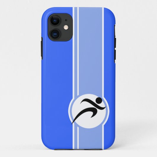 Coques Case-Mate iPhone Courant bleu (Dos)