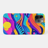 Coques Case-Mate iPhone Courants de couleurs : un flux dynamique de teinte (Dos (Horizontal))