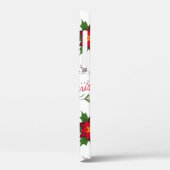 Coques Case-Mate iPhone Courbe fleurie de Noël motif floret holi (Verso / Gauche)