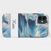 Coques Case-Mate iPhone Courbe ondulée (Dos (Horizontal))