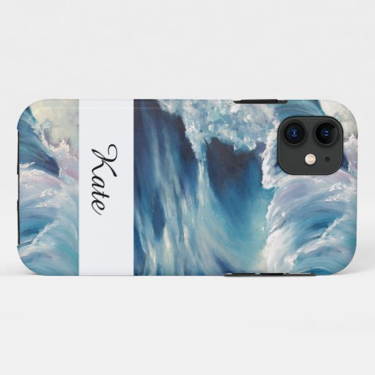 Coques Case-Mate iPhone Courbe ondulée (Dos (Horizontal))