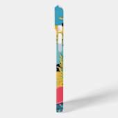 Coques Case-Mate iPhone Courbes et points avec feuilles (Verso / Gauche)