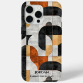 Coques Case-Mate iPhone Courbes et textures géométriques, Sophistication m (Verso)