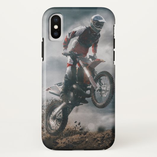 Coques Case-Mate iPhone Coureur de motocross (Dos)
