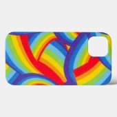 Coques Case-Mate iPhone Coureurs arc-en-ciel (Verso (horizontal))