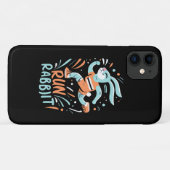 Coques Case-Mate iPhone courir lapin marathon coureur lapin mignon (Dos (Horizontal))