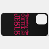 Coques Case-Mate iPhone Courir sur Jésus & Café (Verso / Droite)