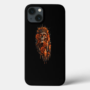 Case-Mate iPhone Case Couronne de crâne gothique Halloween Roses sombres