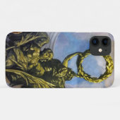 Coques Case-Mate iPhone couronne de fresque d'église (Dos (Horizontal))