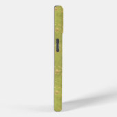 Coques Case-Mate iPhone Couronne de grille de luxe lime verte abeille doré (Verso / Droite)