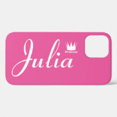 Coques Case-Mate iPhone Couronne de la princesse (Verso (horizontal))